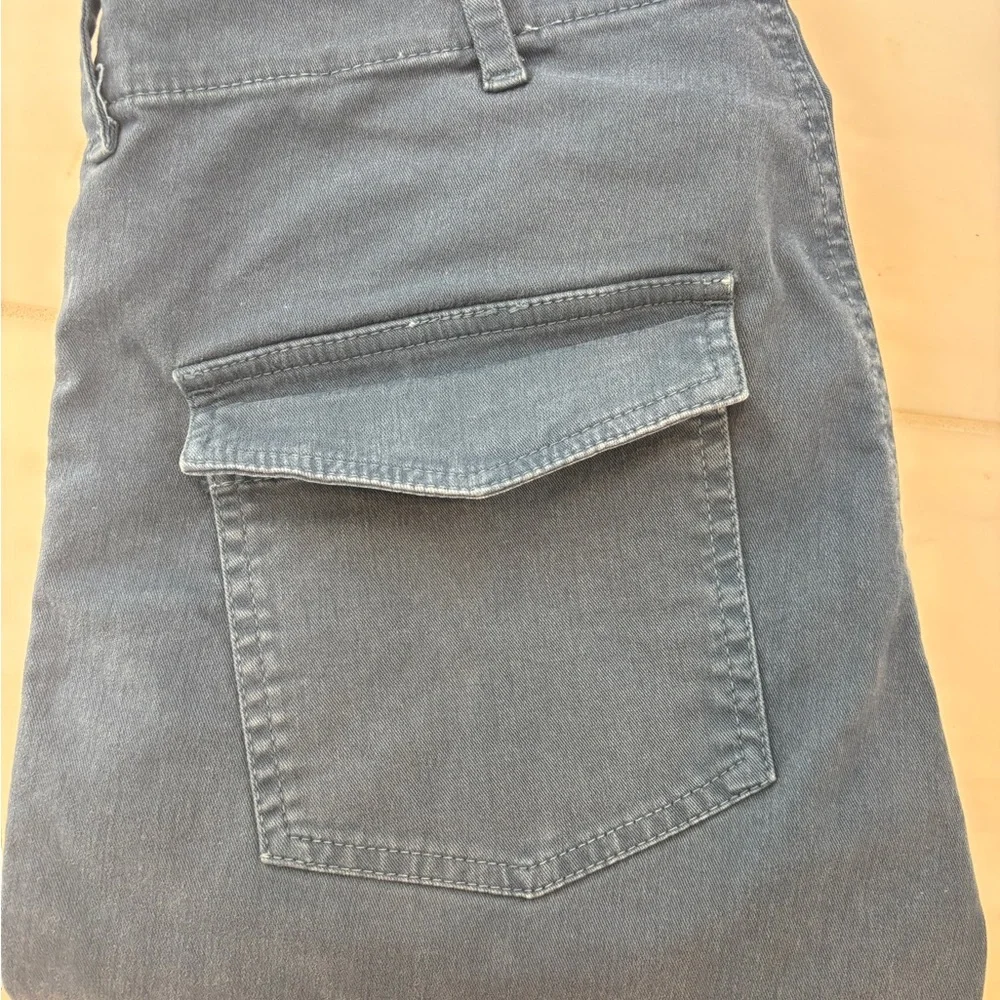 Nili Lotan Cropped Military Pant Washed Navy Size 6 - Picture 4 of 12